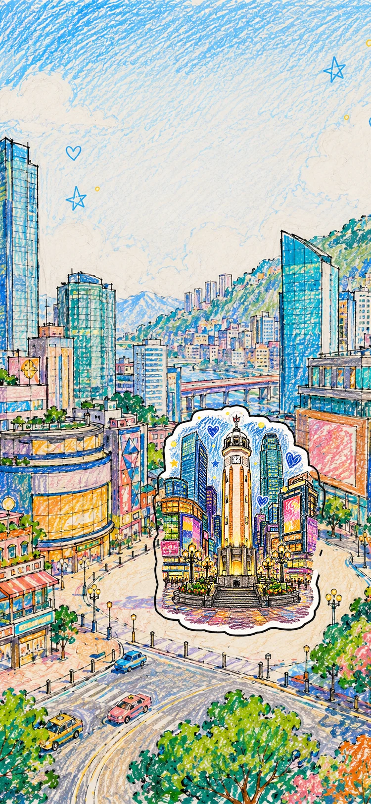 解放碑地图场景