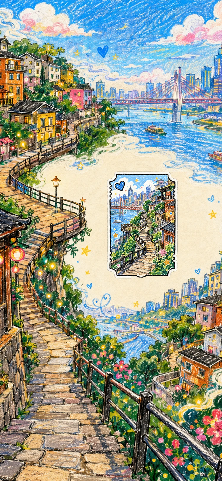 山城步道地图场景